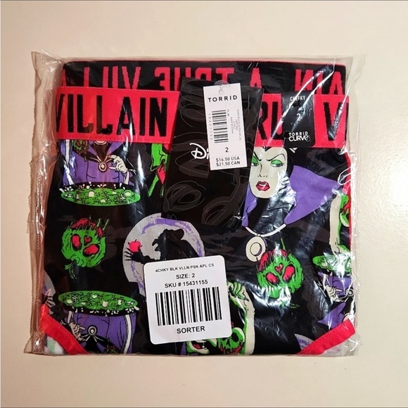 COPY - NWT DISNEY EVIL QUEEN UNDIES - Picture 2 of 4